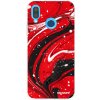 Picasee silikonový průhledný obal pro Huawei P20 Lite - Red black Picasee silikonový průhledný obal pro Huawei P20 Lite - Red black