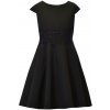 Fashionkids Dievčenské šaty BARBI M/287 Farba: Čierna, Veľkosť: 140 Fashionkids Dievčenské šaty BARBI M/287 Farba: Čierna, Veľkosť: 140