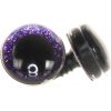 Oči třpytivé fialové 20 mm Oči třpytivé fialové 20 mm
