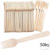 GASTROSTAF EKO-11 Jednorazový drevený príbor, vidličky 16cm 50ks GASTROSTAF EKO-11 Jednorazový drevený príbor, vidličky 16cm 50ks