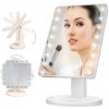 Jenifer 0013 Nastaviteľné LED zrkadlo 16 LED svetiel, biela Jenifer 0013 Nastaviteľné LED zrkadlo 16 LED svetiel, biela