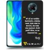 Picasee silikónový čierny obal pre Xiaomi Poco F2 Pro - Kazma - SVĚT PATŘÍ TĚM, CO SE NEPOSEROU Picasee silikónový čierny obal pre Xiaomi Poco F2 Pro - Kazma - SVĚT PATŘÍ TĚM, CO SE NEPOSEROU