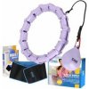 Sada masážní hula hoop ONE Fitness OHA02 se závažím a zeštíhlujícího pásu BR160 fialová Sada masážní hula hoop ONE Fitness OHA02 se závažím a zeštíhlujícího pásu BR160 fialová