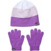 Under Armour Girls beanie Glove čepice a rukavice Combo Ppl Fialová Under Armour Girls beanie Glove čepice a rukavice Combo Ppl Fialová