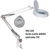 Stolná lupa LED 8606CL, 5 dioptrií, uchytenie svorkou Stolná lupa LED 8606CL, 5 dioptrií, uchytenie svorkou