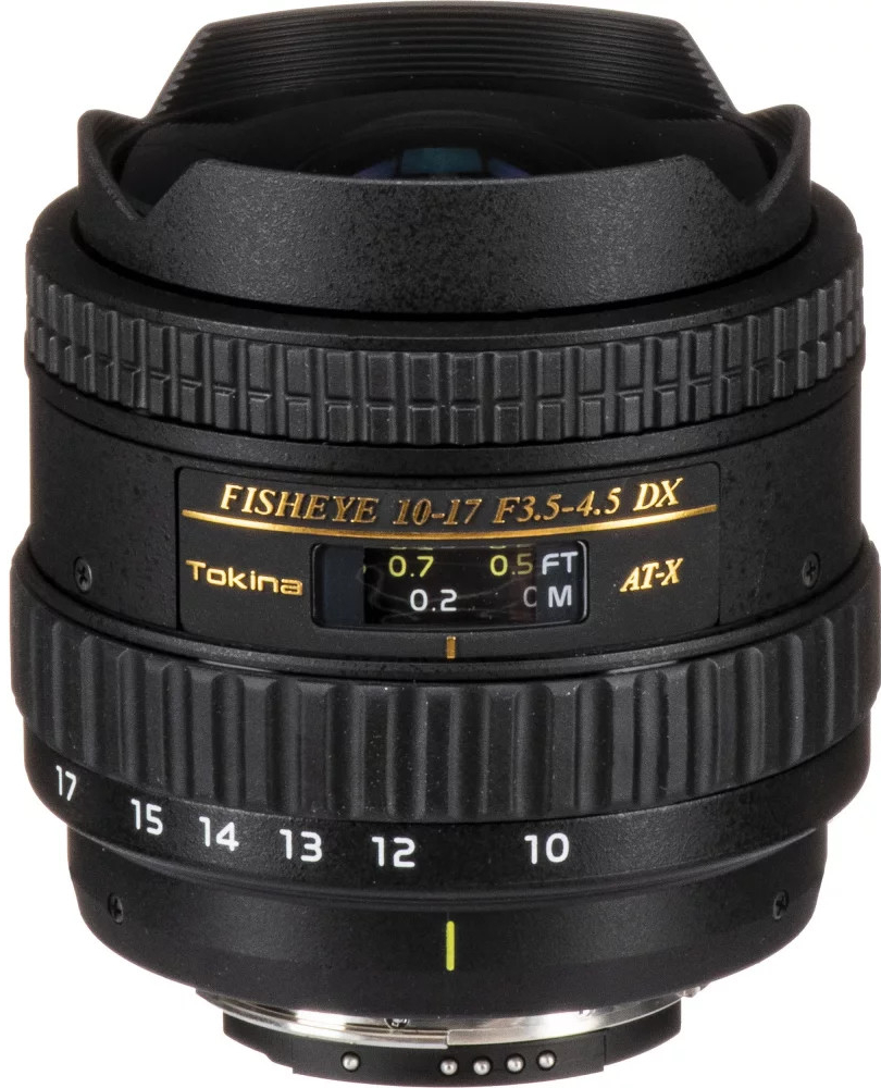 Tokina AT-X DX 10-17mm f/3.5-4.5 FishEye Canon