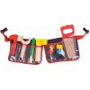 Bigjigs Toys Dřevěné nářadí na červeném opasku Bigjigs Toys Dřevěné nářadí na červeném opasku