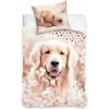 BedTex Obliečka Bavlnené obliečky Zlatý retriever Amálka 140x200 zvieratá biela BedTex Obliečka Bavlnené obliečky Zlatý retriever Amálka 140x200 zvieratá biela