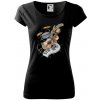 Hudobné nástroje v notách - Dámske tričko Pure - 2XL ( Čierna ) Hudobné nástroje v notách - Dámske tričko Pure - 2XL ( Čierna )