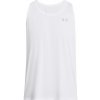 Pánske funkčné tielko Under Armour LAUNCH SINGLET biele 1382585-100 - S Pánske funkčné tielko Under Armour LAUNCH SINGLET biele 1382585-100 - S