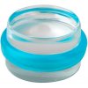 Walteco Dverová zarážka, priemer 38x22mm, transparentná, samolepiaca, modrá , 5198 Walteco Dverová zarážka, priemer 38x22mm, transparentná, samolepiaca, modrá , 5198