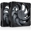 Noctua NF-A12x25 G2 PWM Sx2-PP chromax.black set 2x ventilátor 120x120x25mm NF-A12x25 G2 PWM Sx2-PP chromax.black Noctua NF-A12x25 G2 PWM Sx2-PP chromax.black set 2x ventilátor 120x120x25mm NF-A12x25 G2 PWM Sx2-PP chromax.black