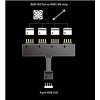 AKASA rozbočovač pro RGB LED pásky AKASA / 1x female / 4x male, černá, 10 cm AKASA rozbočovač pro RGB LED pásky AKASA / 1x female / 4x male, černá, 10 cm