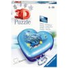 RAVENSBURGER 3D puzzle Srdce podmořský svět 54 dílků RAVENSBURGER 3D puzzle Srdce podmořský svět 54 dílků