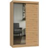 Šatníková skriňa IGA 120 sa zrkadlom Dub artisan Šatníková skriňa IGA 120 sa zrkadlom Dub artisan