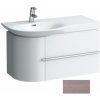 Kúpeľňová skrinka pod umývadlo Laufen Case 84x37,5x45 cm v dekore vápnenie dub H4015310755191