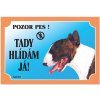 Dafiko Tabulka Tady hlídám! Bulterier 1ks
