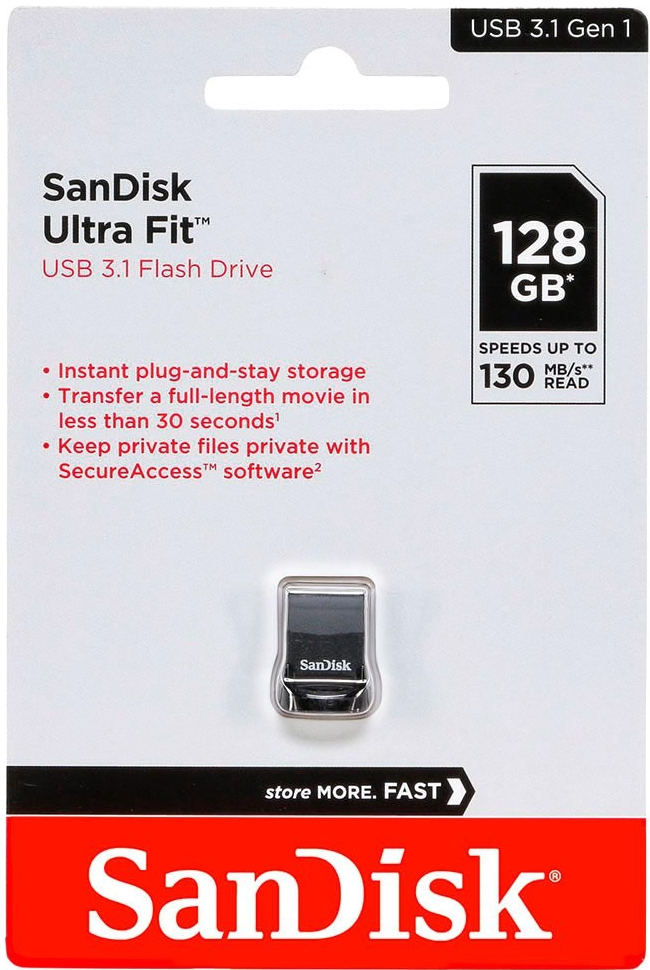 SanDisk Cruzer Ultra Fit 128GB SDCZ430-128G-G46