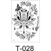 Dočasné vodeodolné tetovanie - kvety - T-028 Dočasné vodeodolné tetovanie - kvety - T-028