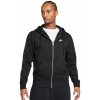 Pánske mikiny Nike Club Full-Zip Fleece - black/black/white - Čierny (L) Pánske mikiny Nike Club Full-Zip Fleece - black/black/white - Čierny (L)