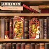 RoboTime 3D skladačka Zarážka na knihy Miniatúra domčeka Vianočná ulička