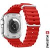 SWISSTEN SILICONE BAND FOR APPLE WATCH - MARINE STRAPS 42 / 44 / 45 / 49 mm RED 46000402