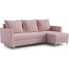 Signal Rozkladacia rohová sedacia súprava FOX Ľavá Ružová Signal Rozkladacia rohová sedacia súprava FOX Ľavá Ružová