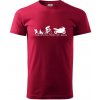 Evolution of man (supersport) - Klasické pánske tričko vyššej gramáže - 2XL ( Marlboro červená ) Evolution of man (supersport) - Klasické pánske tričko vyššej gramáže - 2XL ( Marlboro červená )