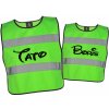Korntex reflexná vesta s reflexným menom FAMILY zelená