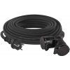 Emos 2Z 25m guma 16A 1.5mm2 IP44 čierny P0604 - Predlžovací kábel Emos 2Z 25m guma 16A 1.5mm2 IP44 čierny P0604 - Predlžovací kábel