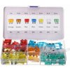 Sada nožových automobilových pojistek MECHANIC FUSE SET 1, 5-30A, 120ks SIXTOL