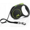 Flexi Black Design s páskou S Zelené automatické vodítko pre psa 5m do 15kg Flexi Black Design s páskou S Zelené automatické vodítko pre psa 5m do 15kg