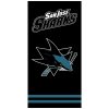TipTrade Osuška NHL San Jose Sharks Black, 70 x 140 cm TipTrade Osuška NHL San Jose Sharks Black, 70 x 140 cm