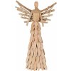 J-Line by Jolipa Prírodný drevený anjel z vetvičiek so šatkou Scarf branches - 35*11*58cm - J-Line by Jolipa J-Line by Jolipa Prírodný drevený anjel z vetvičiek so šatkou Scarf branches - 35*11*58cm - J-Line by Jolipa