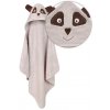 Babymatex Bavlnená osuška pre bábätko s kapucňou Jimmy 80x80cm Panda Babymatex Bavlnená osuška pre bábätko s kapucňou Jimmy 80x80cm Panda