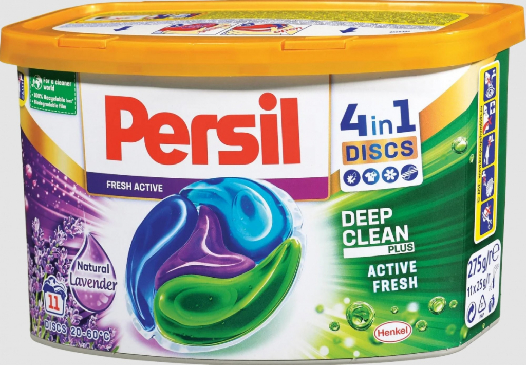 Persil Discs Color Lavender 4v1 kapsule na pranie farebnej bielizne box 11 PD 275 g