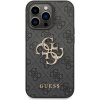 Guess PU 4G Metal Logo iPhone 14 Pro sivé