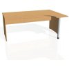 Hobis Pracovný stôl Gate, ergo, ľavý, 180x75,5x120 cm, buk/buk Hobis Pracovný stôl Gate, ergo, ľavý, 180x75,5x120 cm, buk/buk