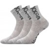 Voxx Adventurik Detské športové ponožky 3 páry svetlo šedá melé