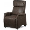 Nábytek PEGAS s.r.o. Polohovací křeslo, hnědá, látka vintage, TV-5040 BR3 Nábytek PEGAS s.r.o. Polohovací křeslo, hnědá, látka vintage, TV-5040 BR3