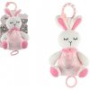 Zajac naťahovací hrací strojček ružový 0+ Zajac naťahovací hrací strojček ružový 0+