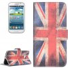 Peňaženkové puzdro Retro UK Flag na Samsung Galaxy J5 Peňaženkové puzdro Retro UK Flag na Samsung Galaxy J5