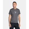 KILPI GAROVE-M Tmavo šedé pánske funkčné tričko - S KILPI GAROVE-M Tmavo šedé pánske funkčné tričko - S