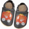 Detské barefoot papuče Hasič čierne do škôlky semiš 22/23 Detské barefoot papuče Hasič čierne do škôlky semiš 22/23