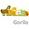Hape Obojstranné Zvieratká a číslice 34,2 x 1,2 x 13 cm 10 dielov Hape Obojstranné Zvieratká a číslice 34,2 x 1,2 x 13 cm 10 dielov