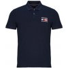 Tommy Hilfiger Polokošele s krátkym rukávom HILFIGER FLAG REG POLO Modrá Tommy Hilfiger Polokošele s krátkym rukávom HILFIGER FLAG REG POLO Modrá