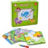 MAC TOYS Puzzle Dinosaury + vodné maľovanie MAC TOYS Puzzle Dinosaury + vodné maľovanie