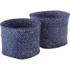 Set 2 ks pletených košíkov Compactor MIKA, malý 14 x 11 cm, veľký 16 x 12 cm, modrý - Jeans (RAN6535) Set 2 ks pletených košíkov Compactor MIKA, malý 14 x 11 cm, veľký 16 x 12 cm, modrý - Jeans (RAN6535)