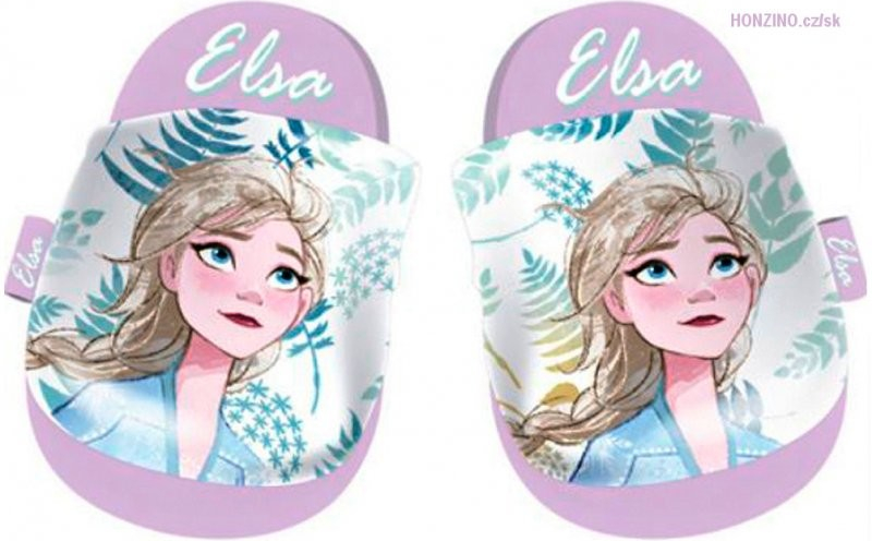 MLC detské mäkké papuče Ľadové kráľovstvo Frozen motív Elsa