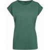 Build Your Brand Voľné dámske tričko s ohrnutými rukávmi - Pale leaf | 3XL Build Your Brand Voľné dámske tričko s ohrnutými rukávmi - Pale leaf | 3XL